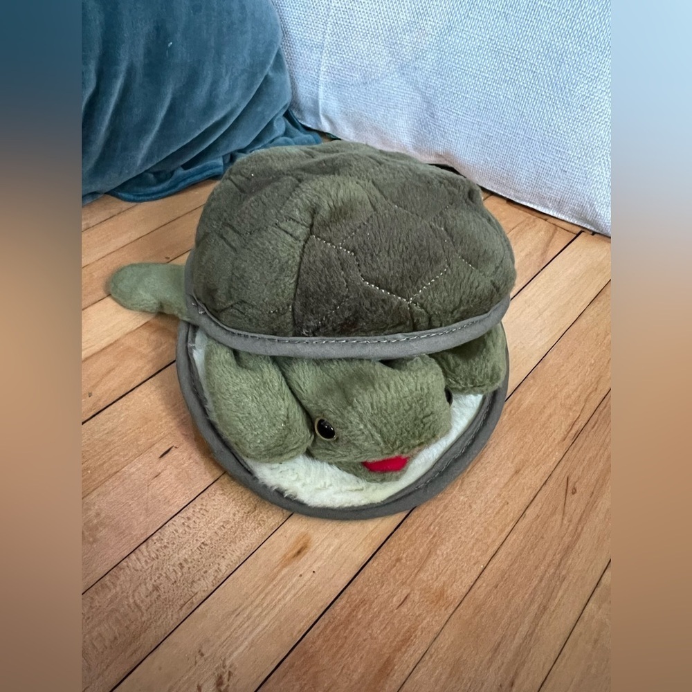 Folkmanis baby turtle hand puppet Tucker turtle pyramid training childcare